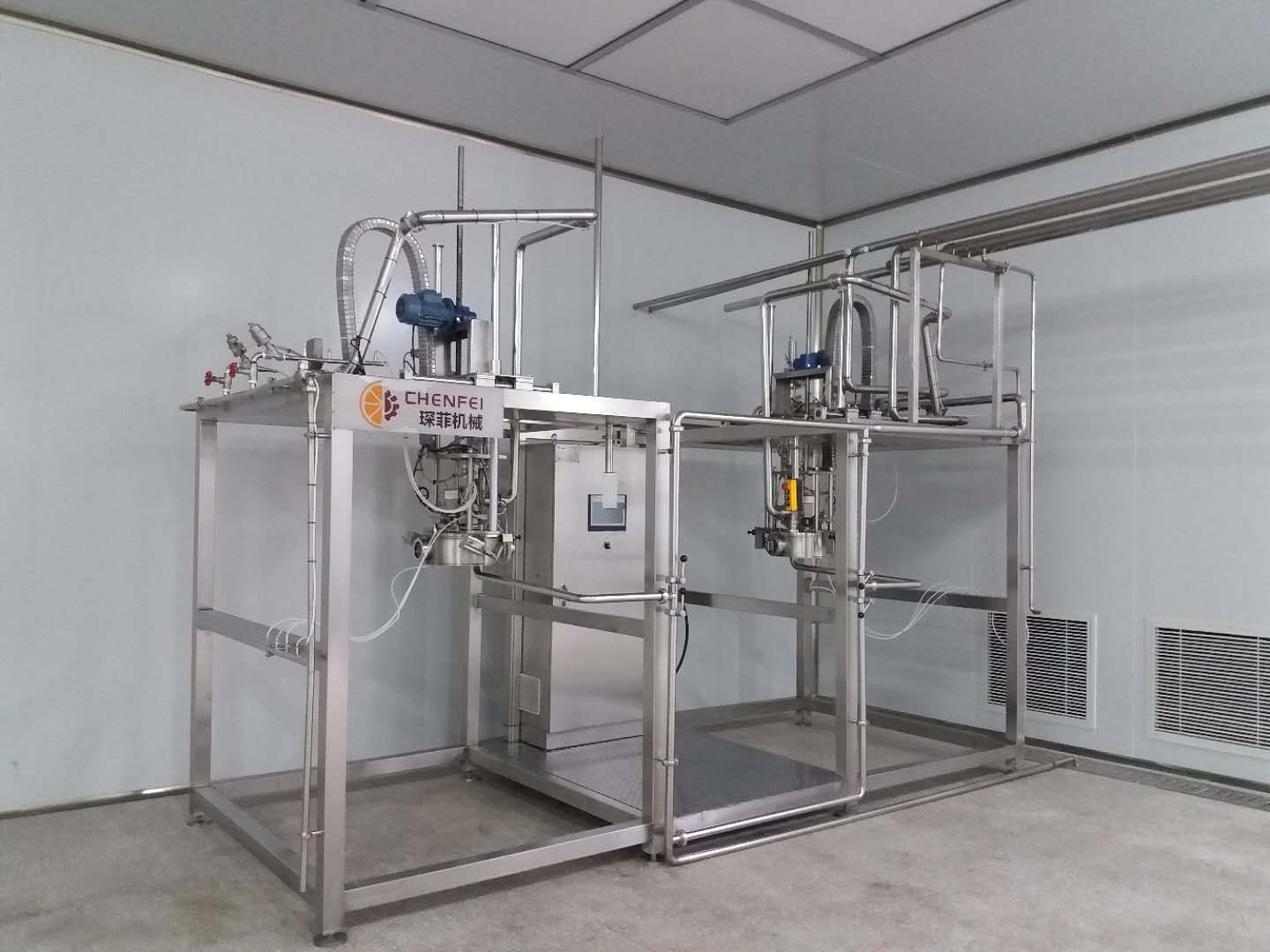 NFC果汁果醬雙頭無菌大袋灌裝機 220L無菌大袋灌裝設(shè)備